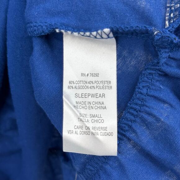 Wonder Woman Size Small Blue Ruffle Hem Tank Top Sleep Shirt NEW - Picture 7 of 7